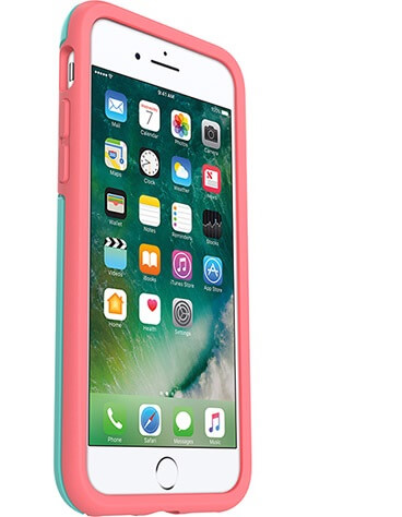 iPhone 7 OtterBox Symmetry Case Aqua Mint/Pink 